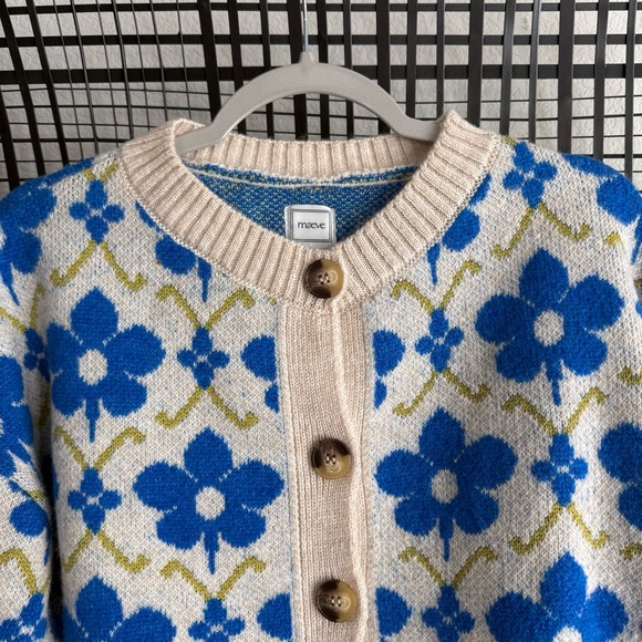 Anthropologie Maeve Sutton floral cardigan - Picture 2 of 7